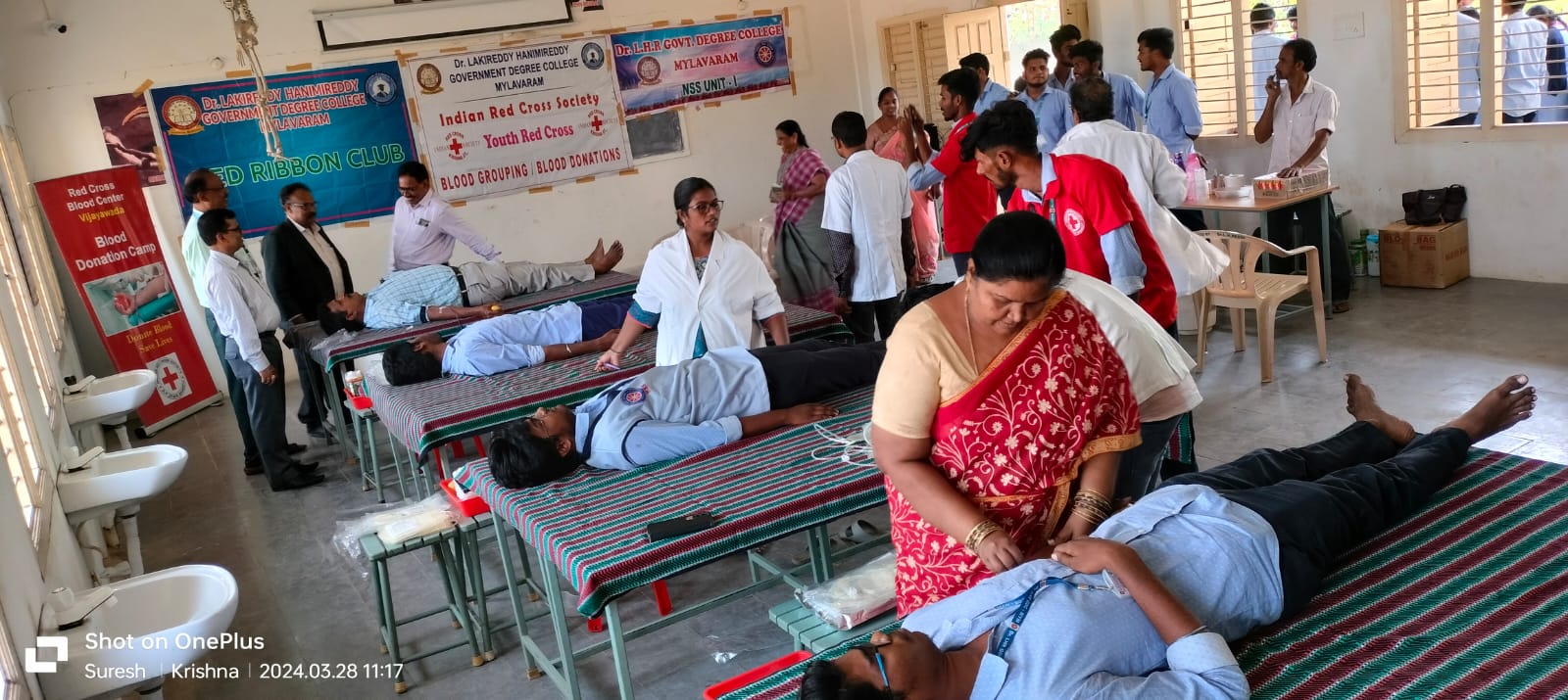 BLOOD DONATION CAMP CONDUCTED