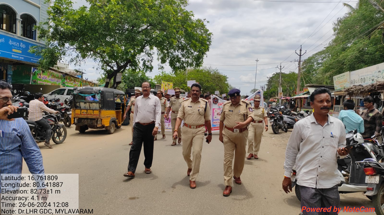 CONDUCTED AWARENESS MEETING ON DRUG ABUSE, TOOK OUT A RALLY AND FORMED A HUMAN CHAIN WITH NSS AND YOUTH RED CROSS VOLUNTEERS.