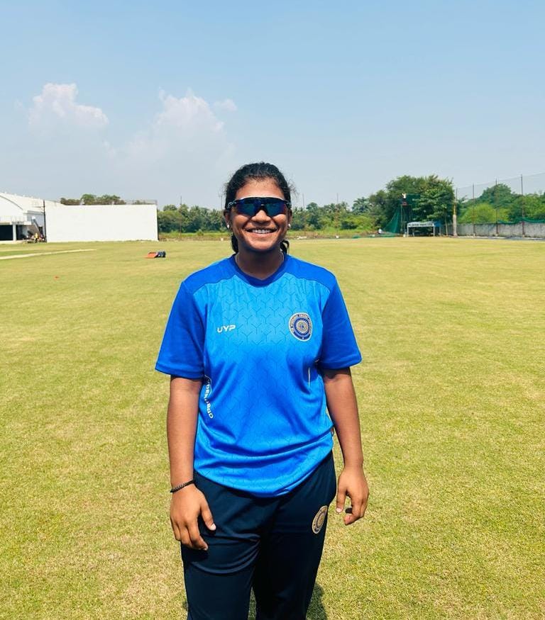 STUDENT GOT SELECTED FOR IPL WOMEN CRICKET BY GUJARAT GIANTS