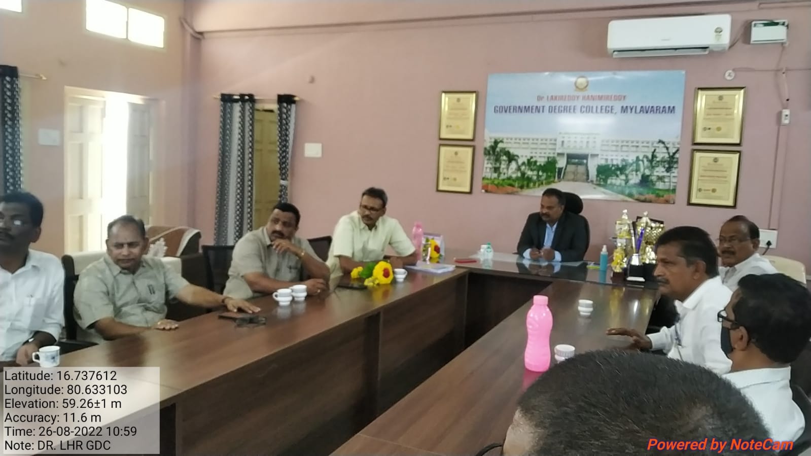 Dr. Lakireddy Hanimireddy Govt. Degree College Mylavaram  Respected Sir,   ACADEMIC AUDIT CONDUCTED  The Academic Advisors appointed by CCE conducted Academic Audit and discussed various areas to improve in during the Exit Meet.   Dr. Illa Ravi Princ