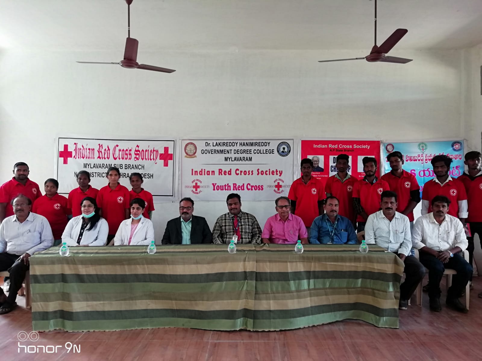 YOUTH RED CROSS FREE DENTAL CAMP  YRC unit of our college conducted 'Free Dental Checkup Camp' today in association with Indian Red Cross Society, Mylavaram and Dr. Sridhar Dental Health Foundation.  348 students got oral checkup. Students with denta