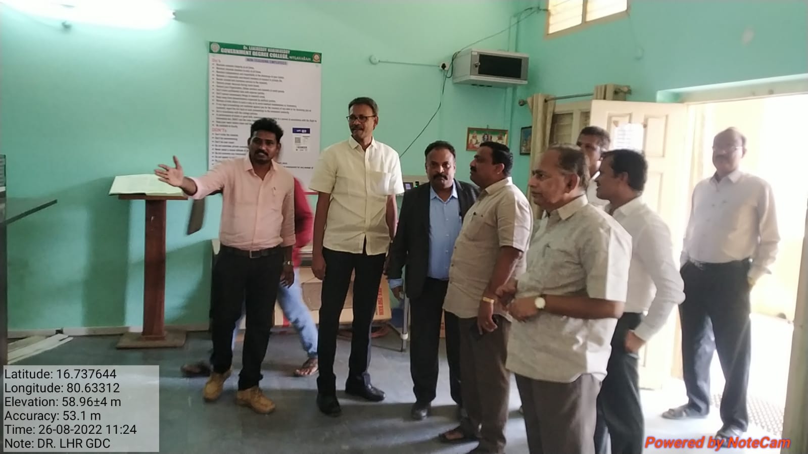 Dr. Lakireddy Hanimireddy Govt. Degree College Mylavaram  Respected Sir,   ACADEMIC AUDIT CONDUCTED  The Academic Advisors appointed by CCE conducted Academic Audit and discussed various areas to improve in during the Exit Meet.   Dr. Illa Ravi Princ