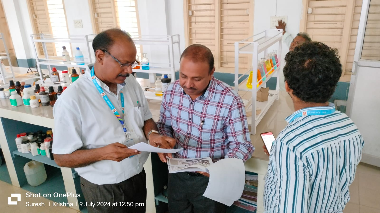 KRISHNA UNIVERSITY FFAC VISITED THE COLLEGE