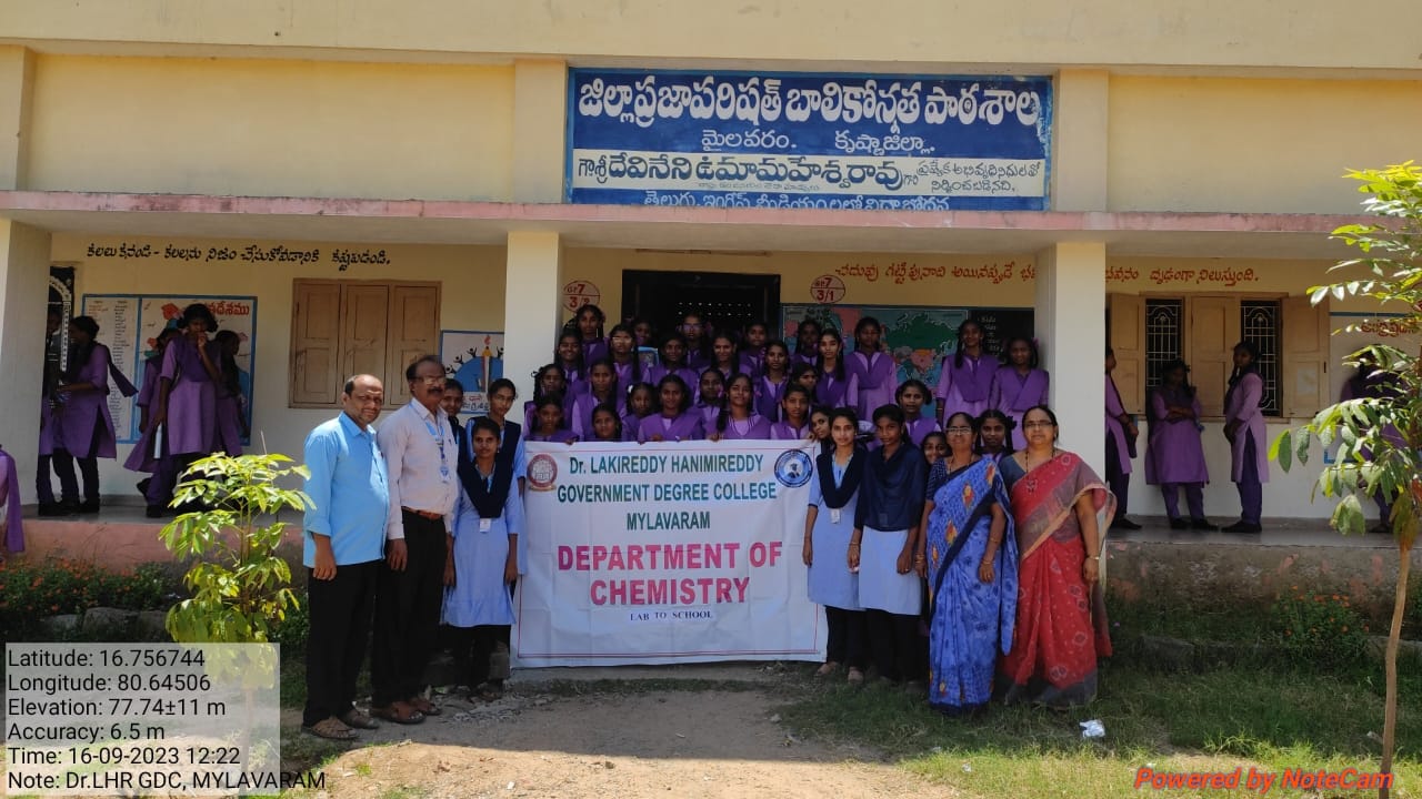 LAB TO SCHOOL BY CHEMISTRY STUDENTS