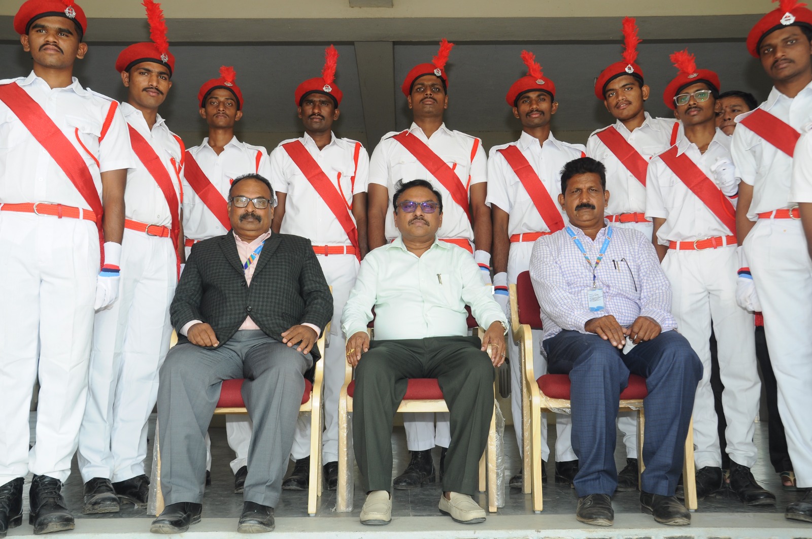 INAUGURATION OF AUDITORIUM AND 10 ADDITIONAL CLASSROOMS  VISIT OF HONOURABLE COMMISSIONER SIR  The Bus Shelter, Lakireddy Vikram-Siddharth Auditorium and 10 classrooms constructed by Dr. Lakireddy Hanimireddy, with a cost of Rs. 2.25 crores, are inau