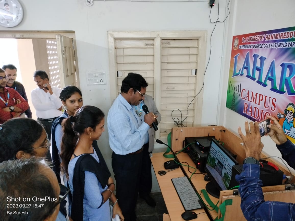 LAUNCH OF 'LAHARI' CAMPUS RADIO