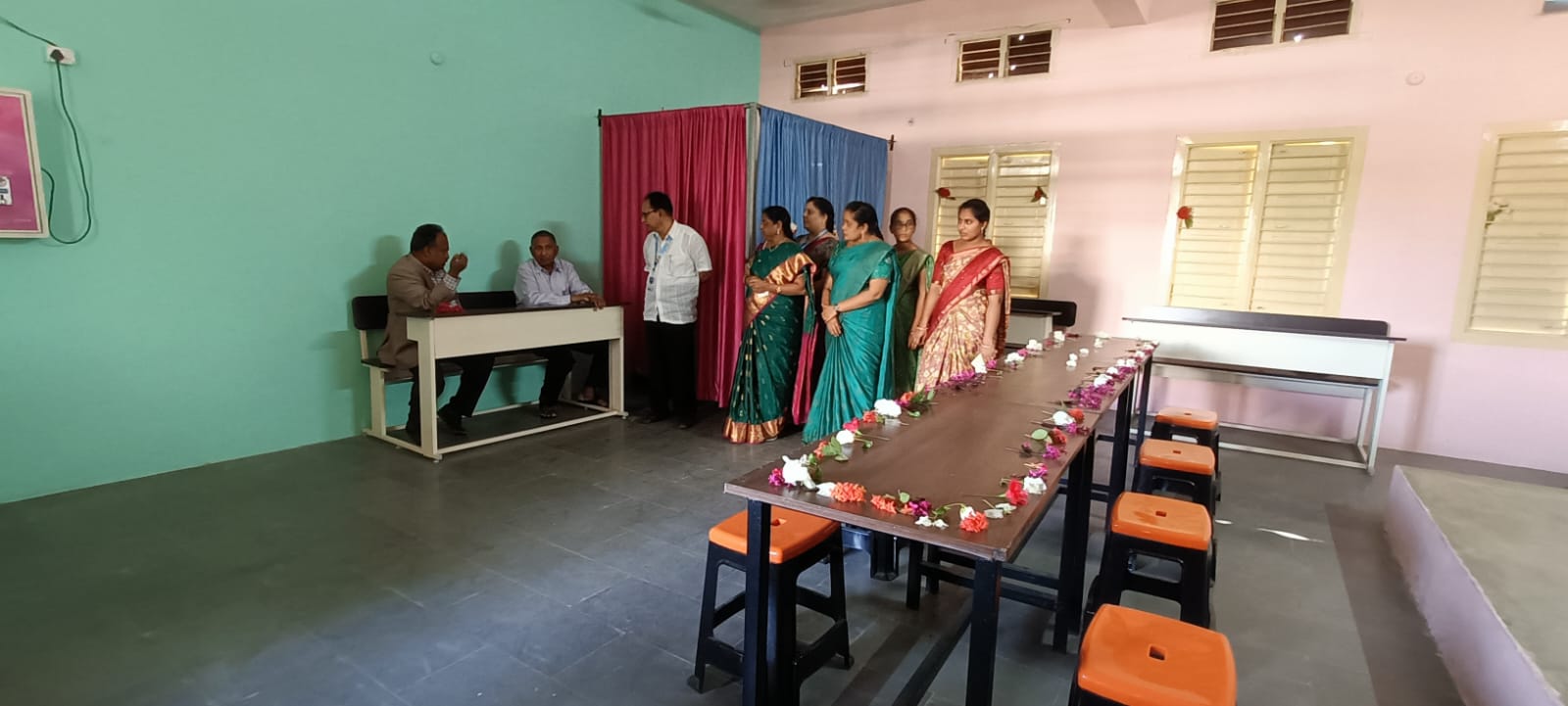 Girls' Waiting Room inauguration by Dr. Lakireddy Hanimireddy on 17-2-2024