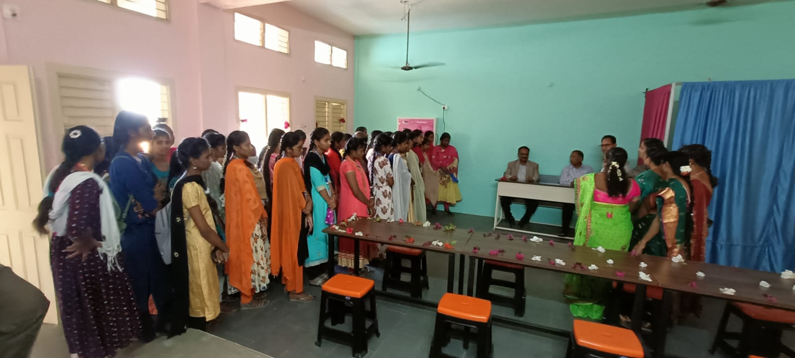 Girls' Waiting Room inauguration by Dr. Lakireddy Hanimireddy on 17-2-2024