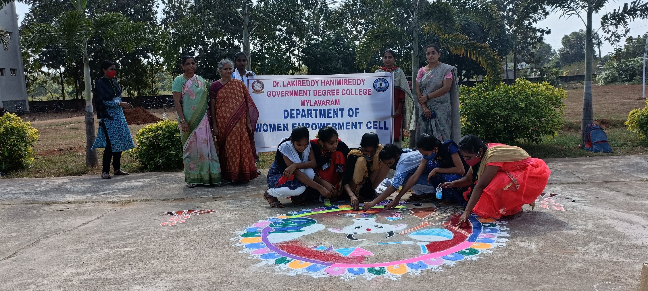 Participation in Rangoli