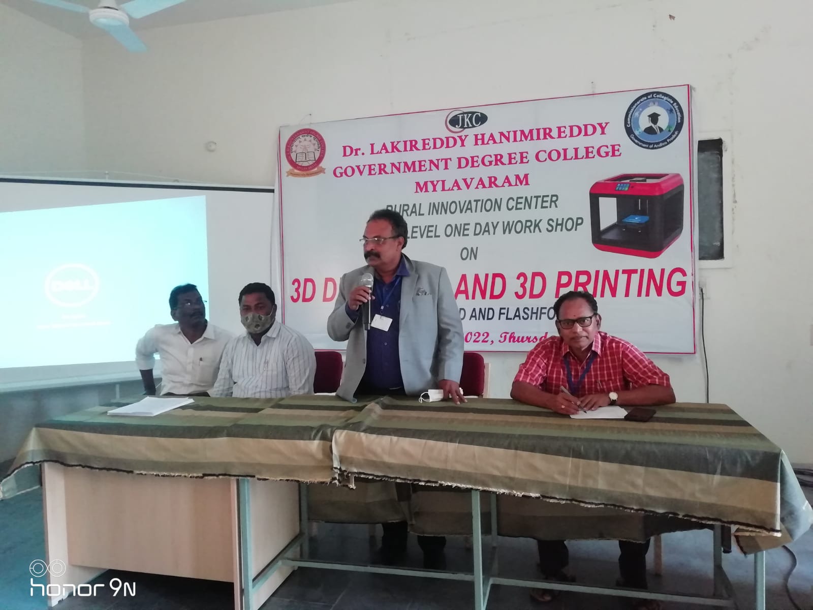 State Level One Day Workshop on 3D DESIGNING AND 3D PRINTING conducted.