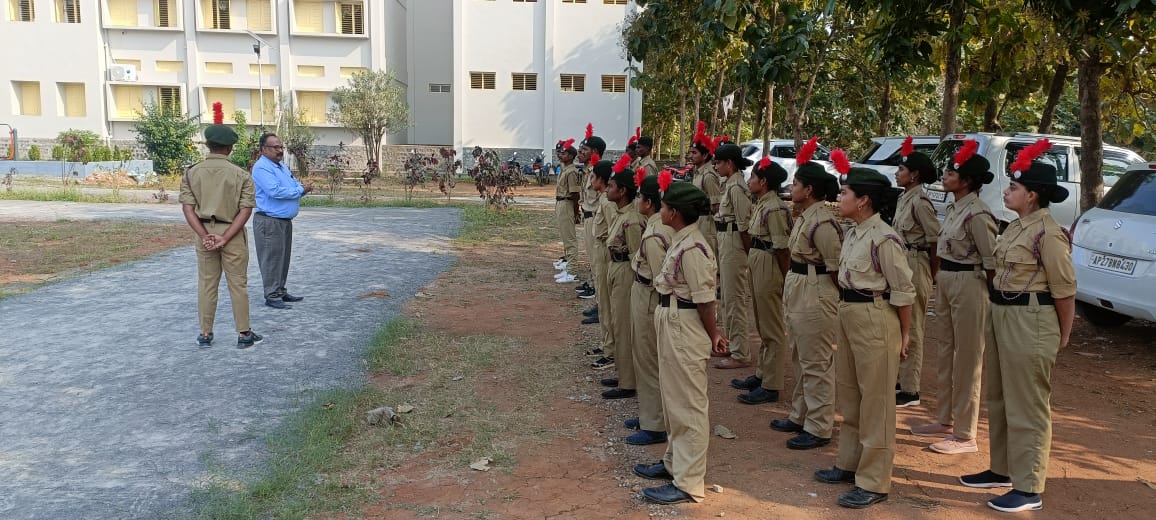 NCC PARADE The first NCC Parade of Dr. LHR GDC Unit.