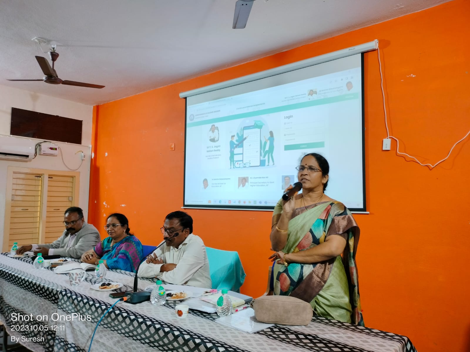 HONOURABLE COMMISSIONER SIR INAUGURATED 'ExcEd' DIGITAL STUDIOS Honourable CCE AP, Dr. Pola Bhaskar, IAS visited the college