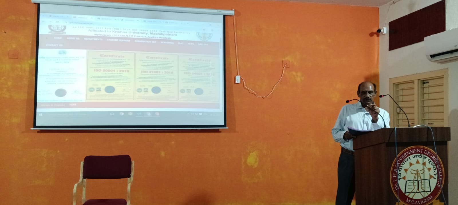 ONE DAY WORKSHOP ON NAAC BINARY ACCREDITATION