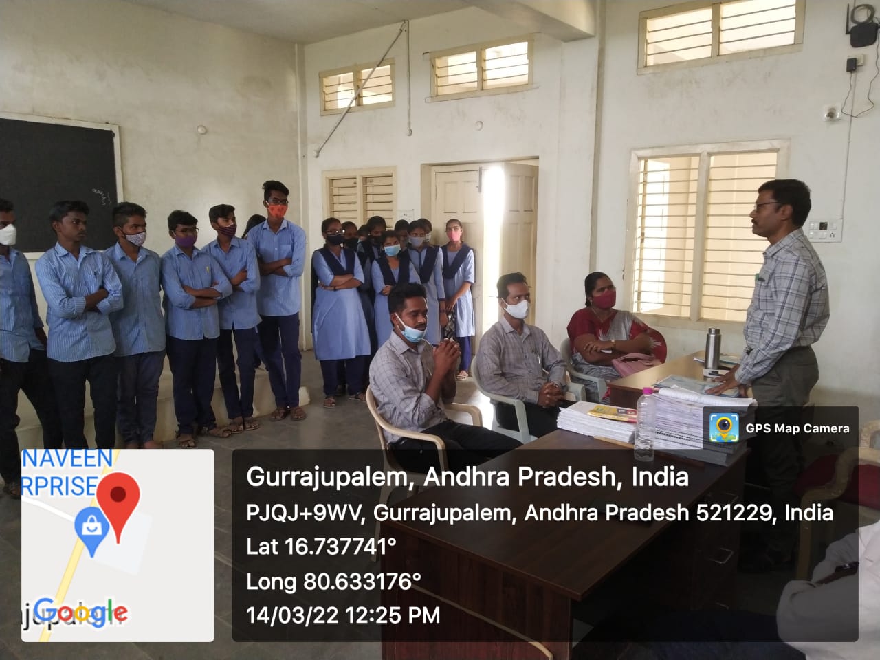 SCHOOL TO LAB PROGRAMME As part of endeavors to enhance admissions, 'School to Lab' programme is conducted for the Intermediate students of Little Flower Junior College, Mylavaram. 62 students of the Junior College are taken to the Chemistry, Physic