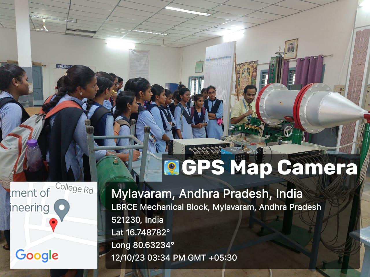 DEPARTMENT OF PHYSICS FIELD TRIP TO AEROSPACE ENGINEERING DEPARTMENT OF LBRCE