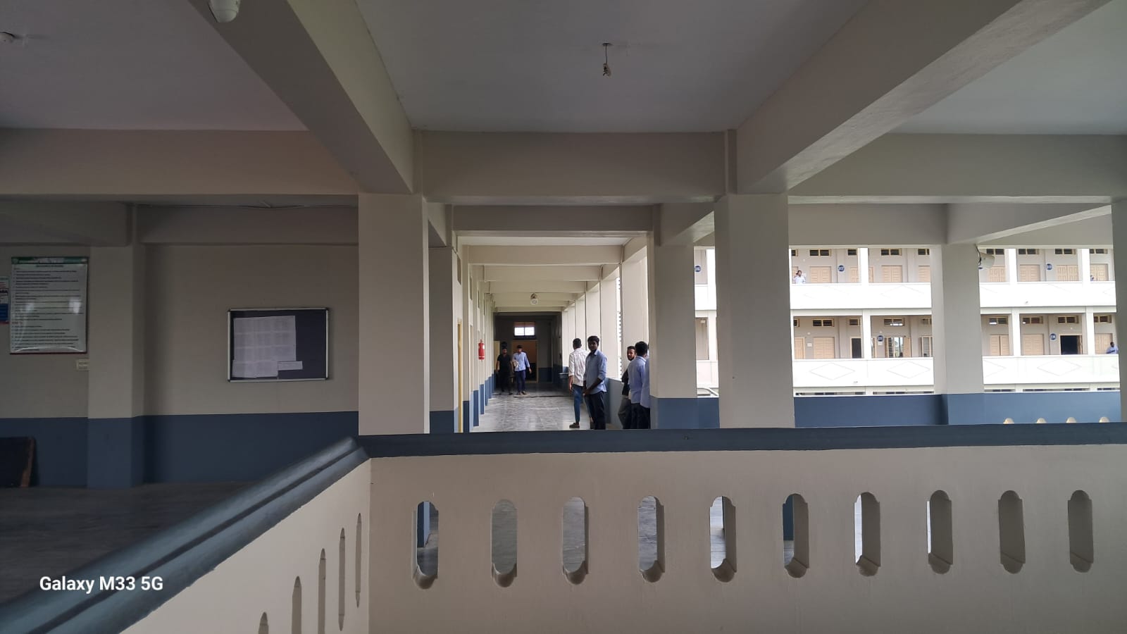 PAINTING WORK OF COLLEGE BUILDING COMPLETED
