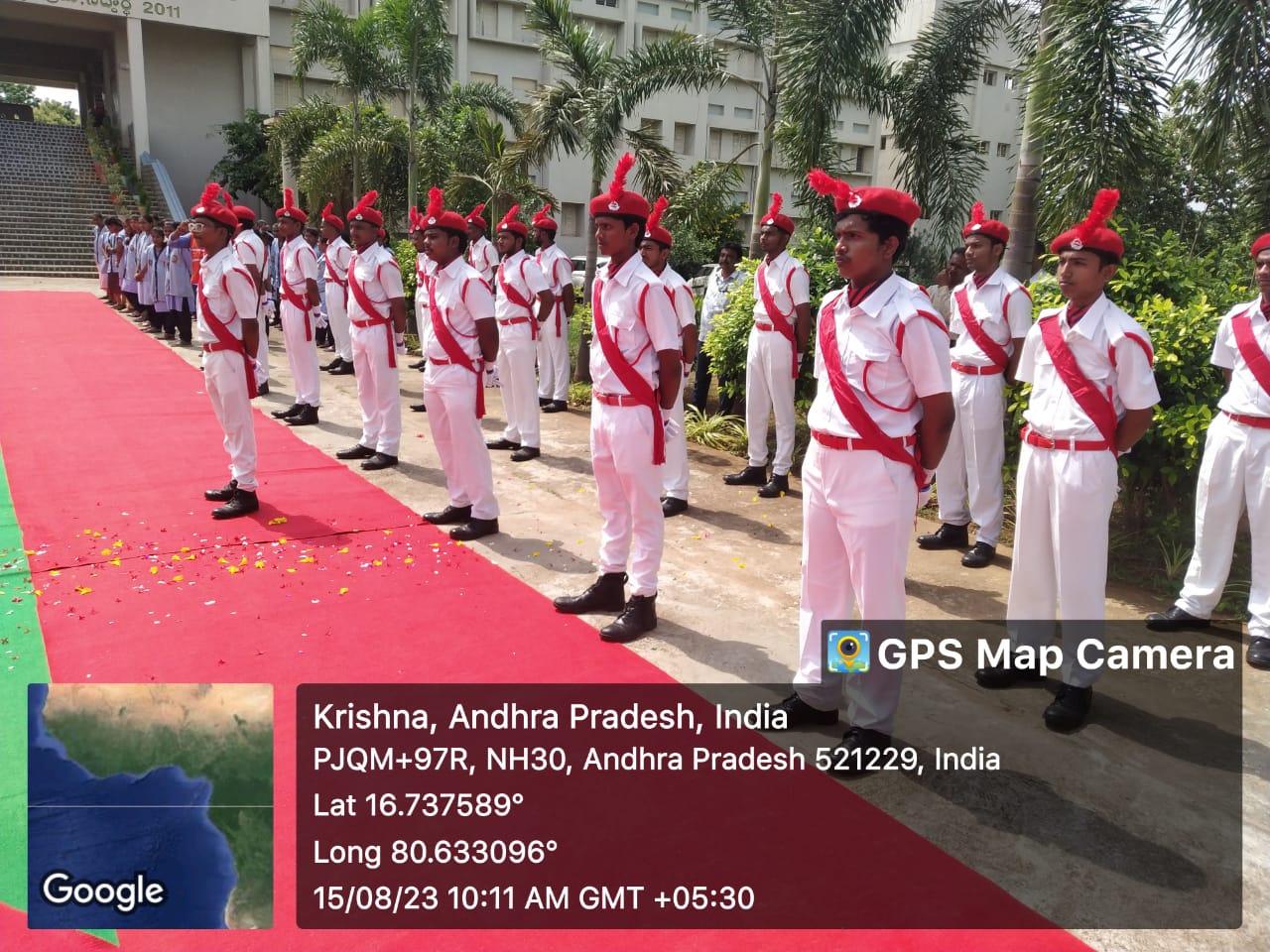 INDEPENDENCE DAY CELEBRATIONS PRINCIPAL AND PHYSICAL DIRECTOR RECEIVED MERITORIOUS AWARDS
