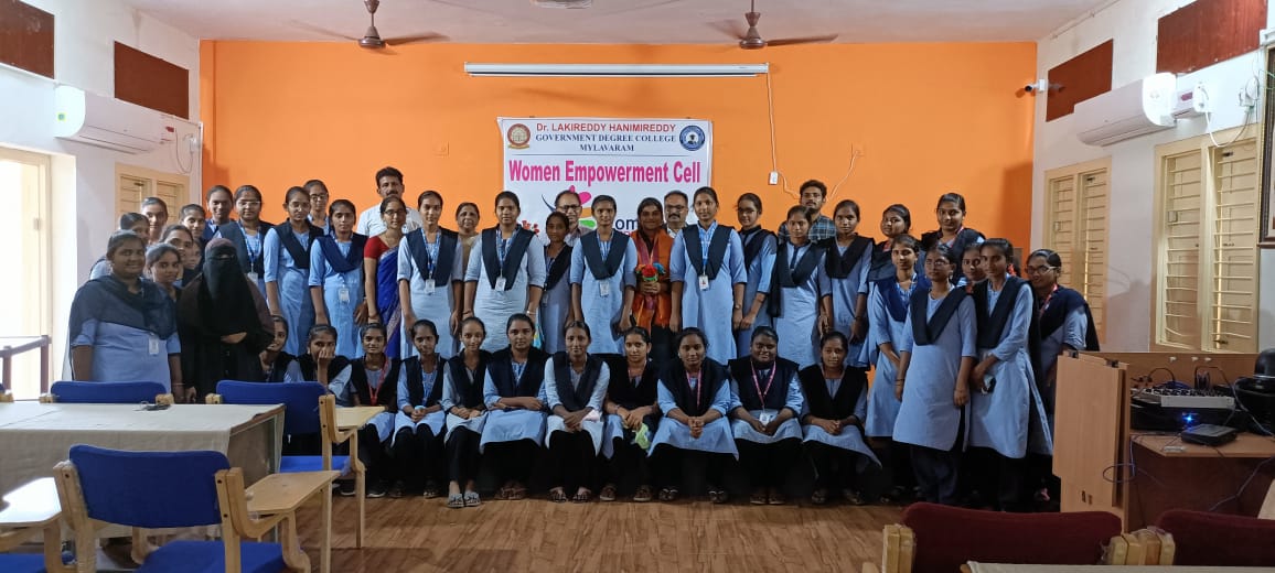WOMEN EMPOWERMENT CELL Felicitation of Miss Trisha Pujitha, Cricketer