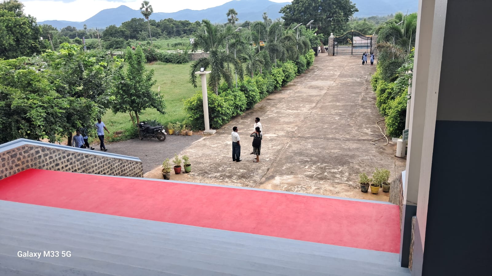 PAINTING WORK OF COLLEGE BUILDING COMPLETED