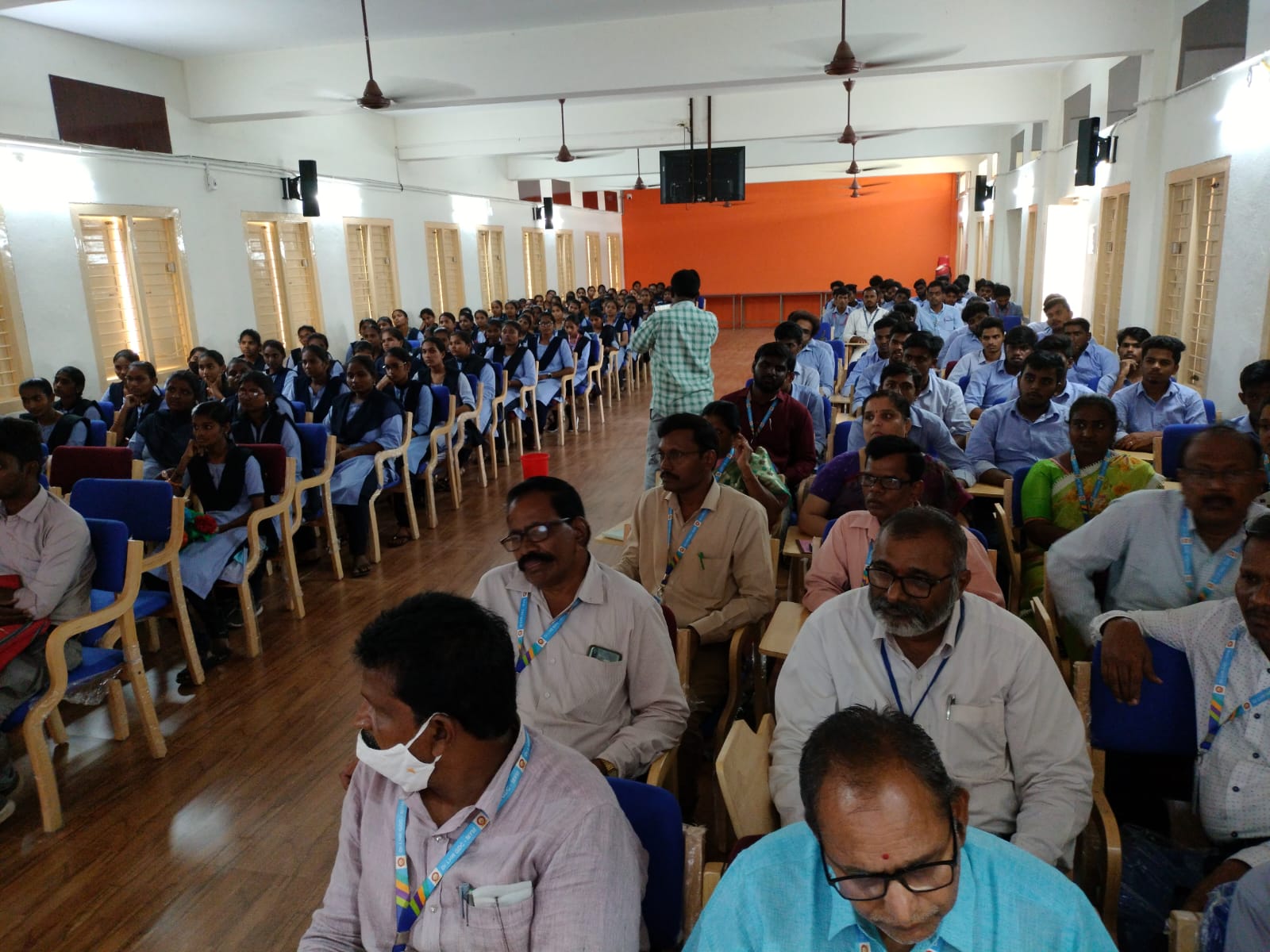 HONOURABLE COMMISSIONER SIR INAUGURATED 'ExcEd' DIGITAL STUDIOS Honourable CCE AP, Dr. Pola Bhaskar, IAS visited the college