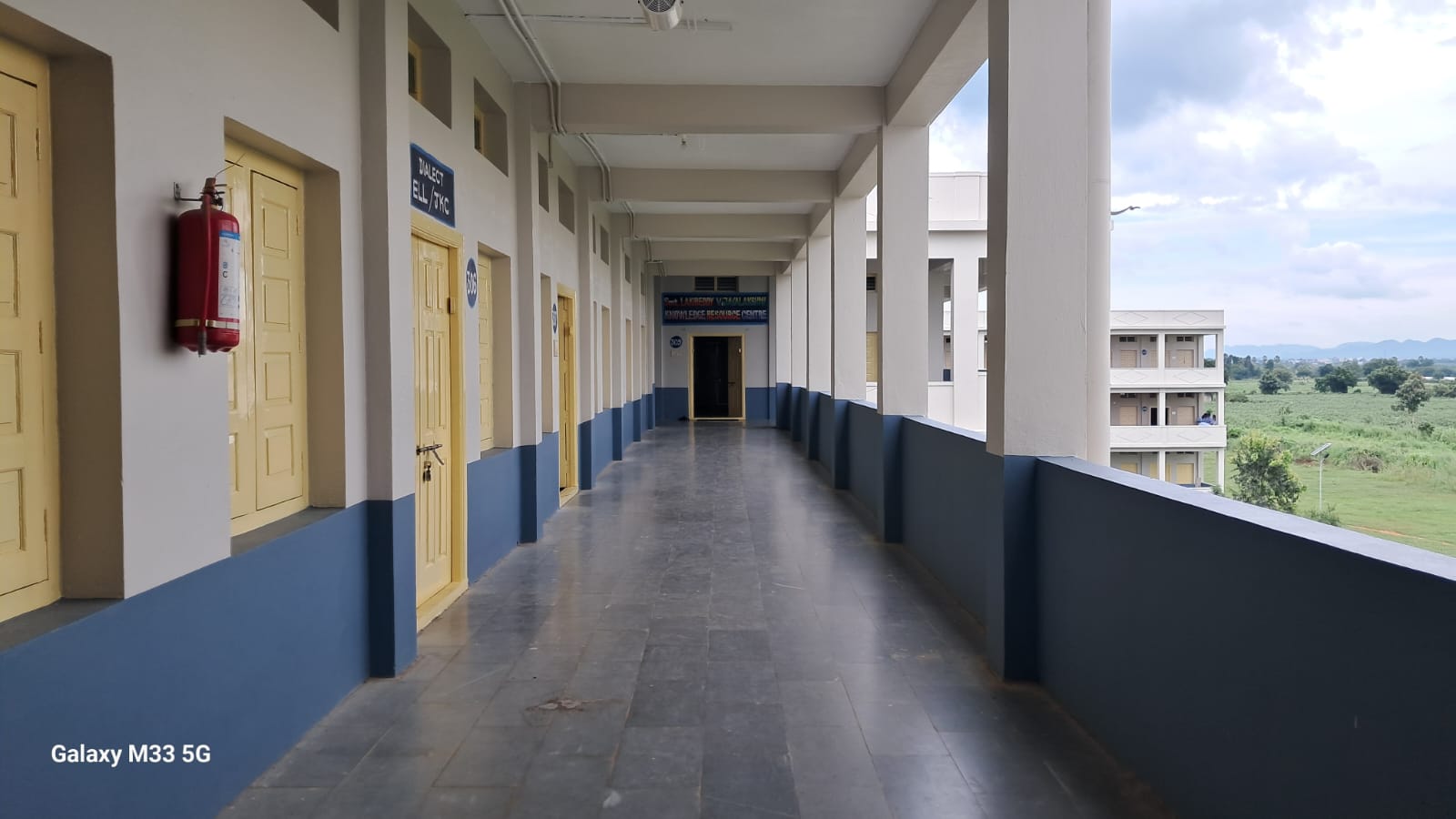 PAINTING WORK OF COLLEGE BUILDING COMPLETED