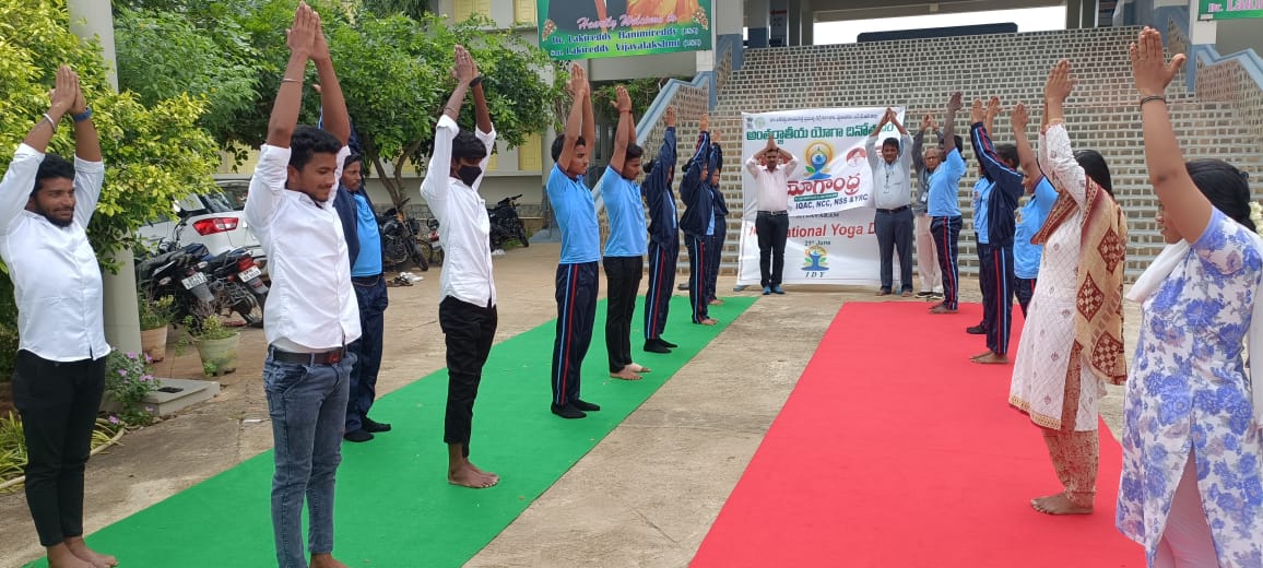 NCC, NSS AND YRC YOGANDHRA PROGRAM